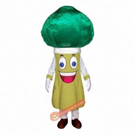 Broccoli bespoke Mascot Costume, Broccoli bespoke Costume