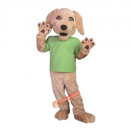 Friendly Cute Dog Mascot Costume, Friendly Cute Dog Costume