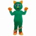 Green Cat Mascot Costume, Green Cat Costume