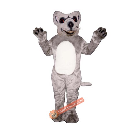 Red Eyed Rat Mascot Costume, Red Eyed Rat Costume