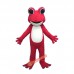 Red Frog Character Mascot Costume, Red Frog Character Costume