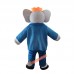 Mr. Blue Elephant Mascot Costume, Mr. Blue Elephant Costume
