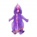 Lovely Purple Dragon Dinosaur Mascot Costume, Lovely Purple Dragon Dinosaur Costume