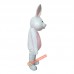 Pink White Rabbit Mascot Costume, Pink White Rabbit Costume