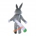 Grey Bugs bunny Rabbit Mascot Costume, Grey Bugs bunny Rabbit Costume